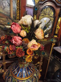 Luxusná starožitnã, keramická vázaz pólov.19.storoč. - 6