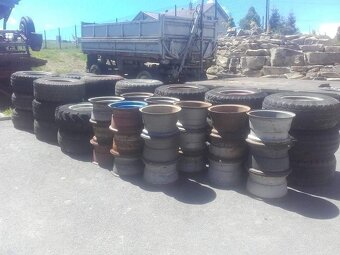 Kompletne kolesá diely na vlecku prives - 6