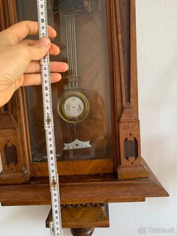 Starožitné nástenné hodiny - Gustav Becker - 6