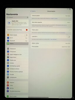 ⭐️ Apple iPad Pro 13" M4, 256GB, ako nový- 1 cyklus batérie - 6