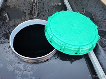 Potravinárske čierne 1000L ibc kontajnery sudy - 6