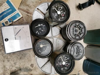 Budíky, palivomér, merač moto hodín, - 6