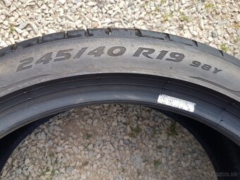 245/40 r19 letné pneumatiky 2k Pirelli DOT2022 - 6