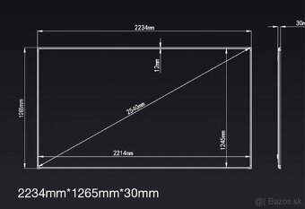 BLITZWOLF BW-VS10 100" PROJEKCNE PLATNO - 6