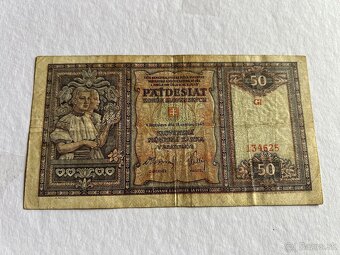 Predám bankovky slovenský štát - 6