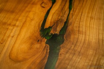 epoxidový jedálenský stôl masívny stôl - 6