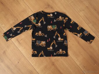 Tričko LINDEX 110 (4-5 r.) modré bagre - 6