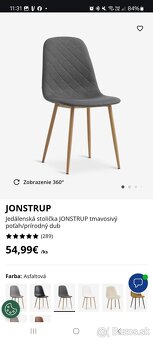 Jedálenské stoličky JONSTRUP - 6