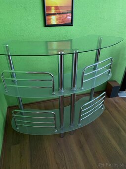 Sklenený barový stolík - 6