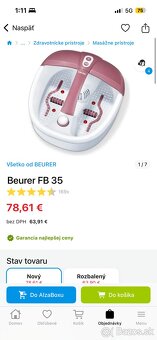 Masážna vanička Beurer FB 35 - 6