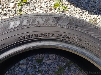 215/60 r17 letné pneumatiky 4ks Dunlop DOT2019 - 6