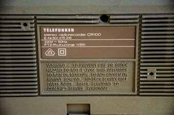 TELEFUNKEN CR-100 - 6
