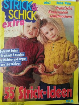 Šijeme deťom,Strick a shick pre deti, Pletenie.burda pletení - 6
