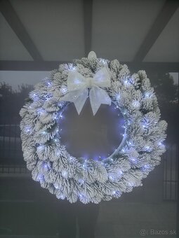 Vianočná ikebana + venček na dvere + adventný venček - 6