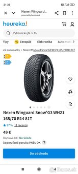 Zimné pneumatiky Nexen 165/70 R14 81T - 6