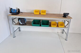 Ponk, pracovný stôl do dielne - garáže. Dielenský stol. - 6