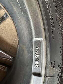 Alu disky 5x112 r18 +zimne pneu 225/45r18 - 6