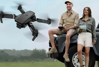 NOVÝ DRON E88 PRO HD DIAĽKOVÉ OVLÁDANIE PILOT REŽIM 2.4 Ghz - 6