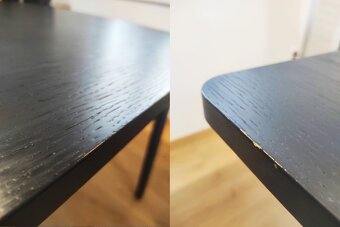 Dizajnový stôl Woodman Skagen, farba čierna - 6