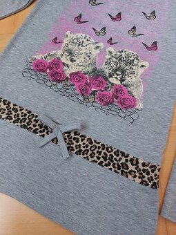 Predlzene tricko 134/140 + biele zdarma - 6