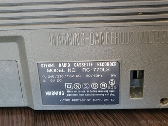 JVC RC 770 LS Boombox - 6