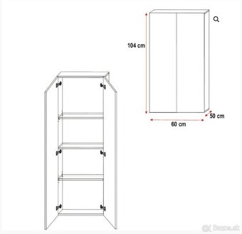 Detská poschodová posteľ- set s nábytkom a s 2 posteľami - 6