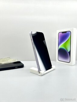 iPhone 14 PURPLE 256GB ORIGINÁL STAV + PRÍSLUŠENSTVO - 6
