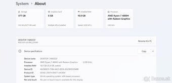 Asus laptop RTX 3060 - 6