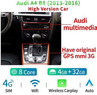 Audi A4 B8.5 android multumedia - 6