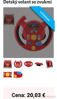 Zvukový volant s kľúčmi - 6