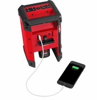 MILWAUKEE M12™ Rádio / nabíjačka DAB+ - 6