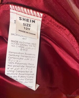 Shein bordove saty velkost 152 - 6