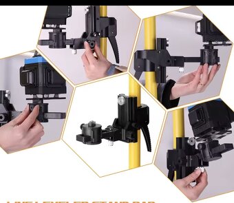 laser stativ stojan tyč do 4.2m výšky - 6