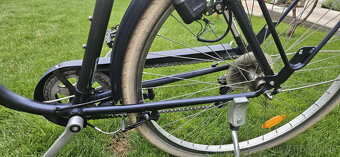 Mestský bicykel Elops 520 s vysokým rámom kaki - 6