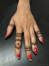 Maľovanie na tvár, henna, trblietavé tetovan - 6