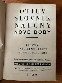 Ottuv náučný slovník - kompletná sada 28 kníh a 12 dodatkov - 6