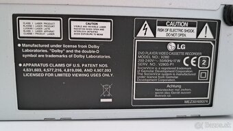 DVD player - video cassette recorder LG V280 - 6