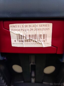 Autosedačka Britax Romer autosedačka King II LS (9-18 kg) - 6