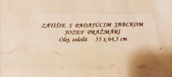 obraz Zátišie spadajucim jablkom od Jozef Pražmari - 6