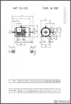 Predám dvojrýchlostný elektromotor 2,2/3kW 380V - 6