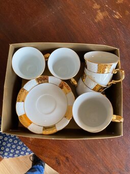 Porcelanova sada na kávu. - 6