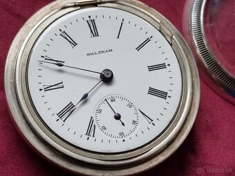 Veľké vreckové hodinky,Waltham. - 6