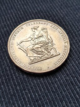 SISSI Dvojzlatník FJ I. 1879 - Strieborná Svadba - Nádherný - 6