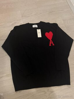 Ami Paris Čierna Mikina - 6