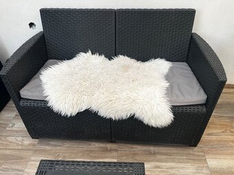 Terasove sedenie umely ratan s uloznym boxom - 6