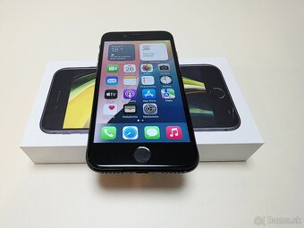 APPLE IPHONE SE 2020 128GB BLACK,ZDRAVIE BATERKY 100% - 6