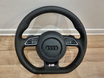 AUDI RS PERFOROVANY ZREZANY VOLANT MULTIFUNKCNY - 6