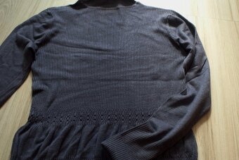 Pletené rolákové minišaty/tunika, v. S/M - 6