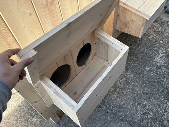 Nový veľký drevený kurín/kurník - perodrážka 20mm - Dovoz SR - 6