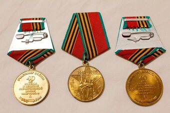 Medaila odznak. Armáda. II Zv.v. Rusko. ZSSR. originál. kov. - 6